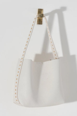 Ryker Bucket Bag in Ivory