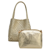 Hollace Mini Tote Woven Platinum