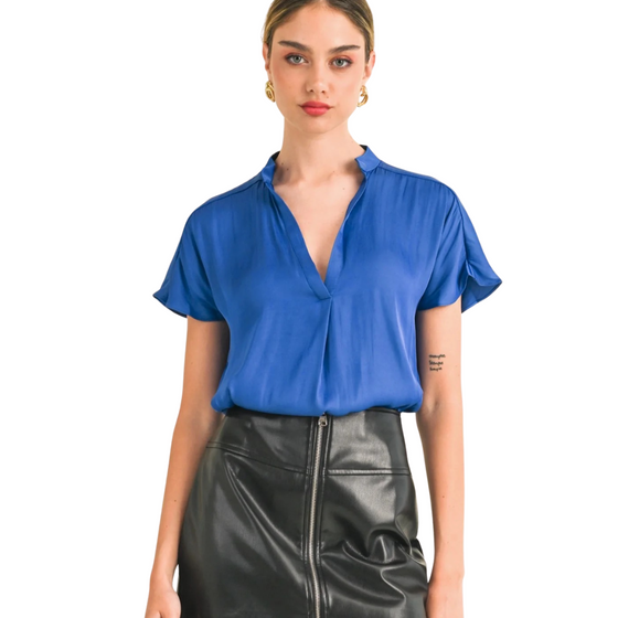 Esme Top in Royal Blue