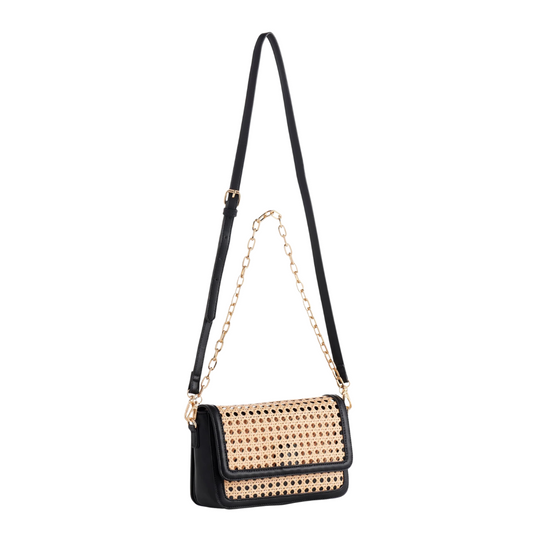 Soleil Shoulder Bag in Black