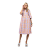 Plaid Midi Swing Dress