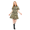 Ruffled Shirt Dress