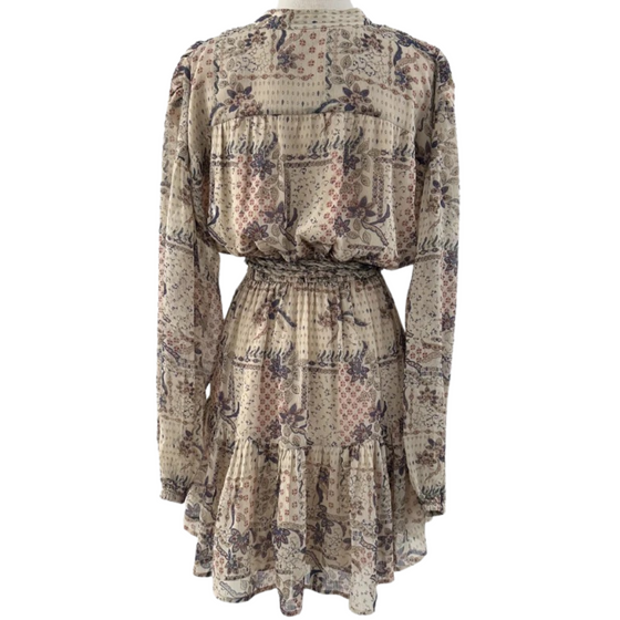 Liz Dress in Stone Combo