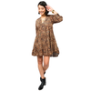 Amber Leopard Swing Dress
