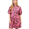 Rustic Rose Tuck Dress