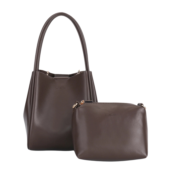Hollace Mini Tote Woven Espresso