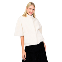  White Capelet Jacket