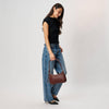 Cindy Shoulder Bag in Chocolate
