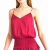 Silky Amore Top in Deep Red