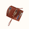 Evolve Wristlet in Kindling Brown