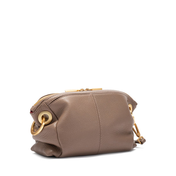 Small Daniel Crossbody in Sculpted Taupe