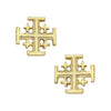 Gold Multi Cross Studs