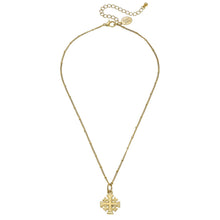  Gold Multi Cross on Beaded Chain Necklace